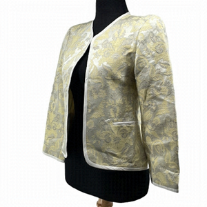 Aritzia Wilfred festin jacket blazer novelty brocade Italian made floral spring